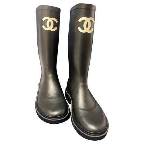 chanel rubber boots|rubber Chanel boots 2021.